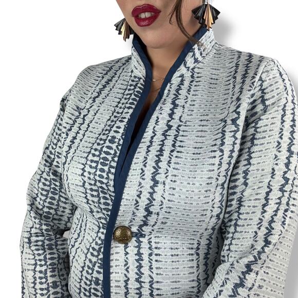 New with tags TRIMDIN Artisan crafted reversible tie-dye jacket - Picture 17 of 17